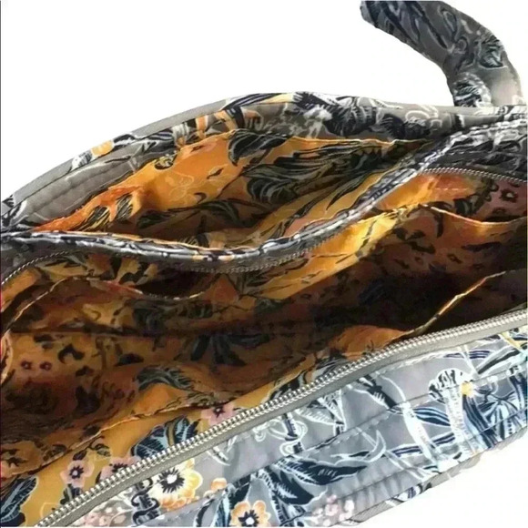 EUC 🔥Vera Bradley Small Tote Bag, Performance Twill in Rain Forest Toile - Picture 9 of 13